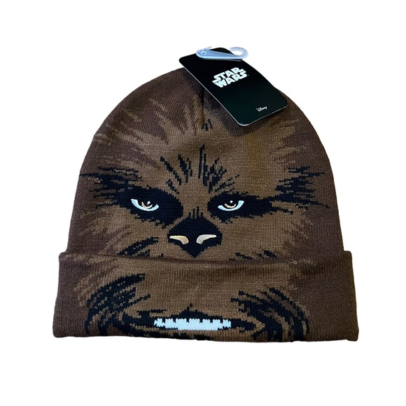 Disney Other - Disney Men's Star Wars Chewbacca Beanie Hat Brown New
